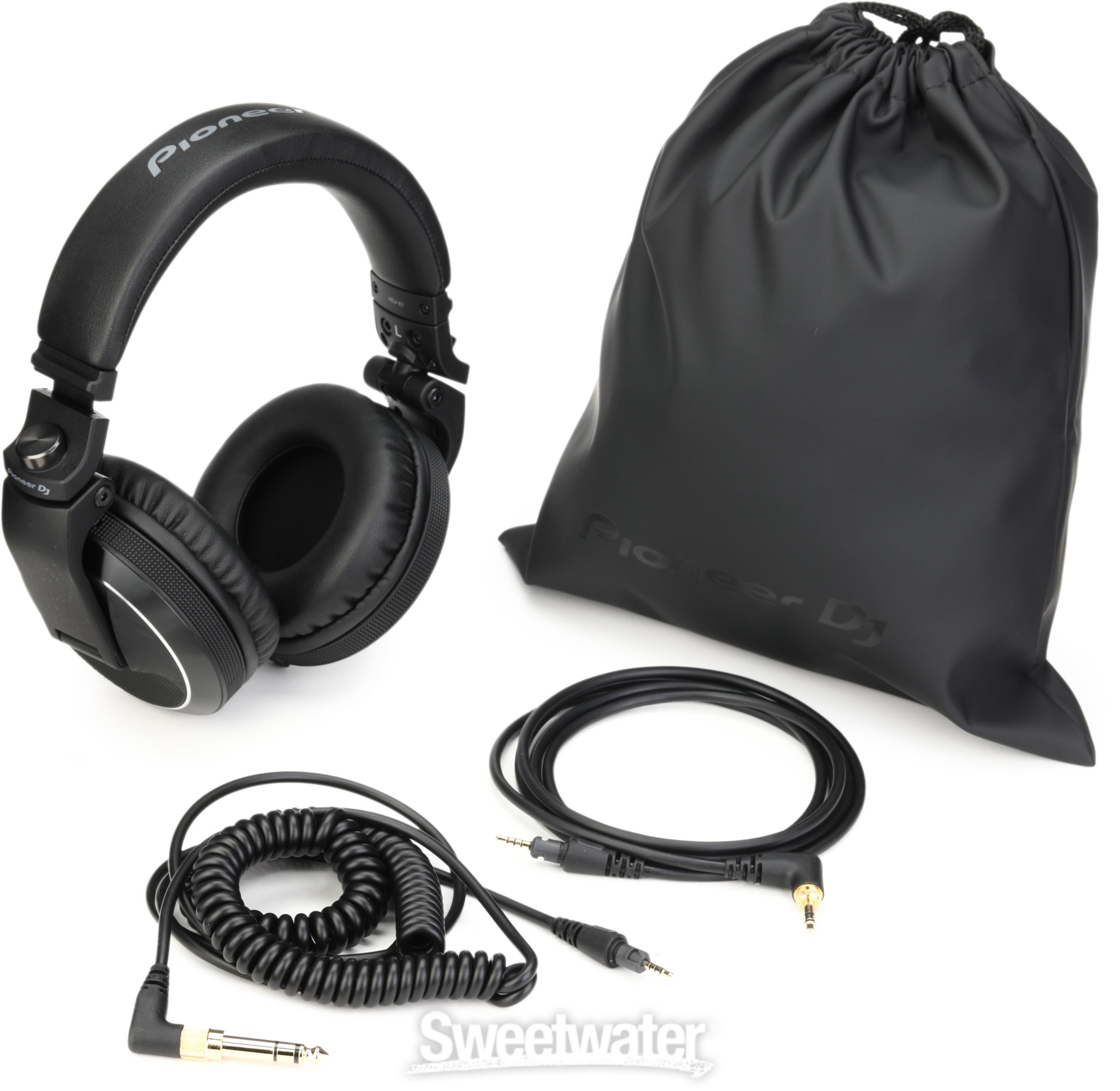 Pioneer DJ HDJ-X7 Professional DJ Headphones - Black | Sweetwater