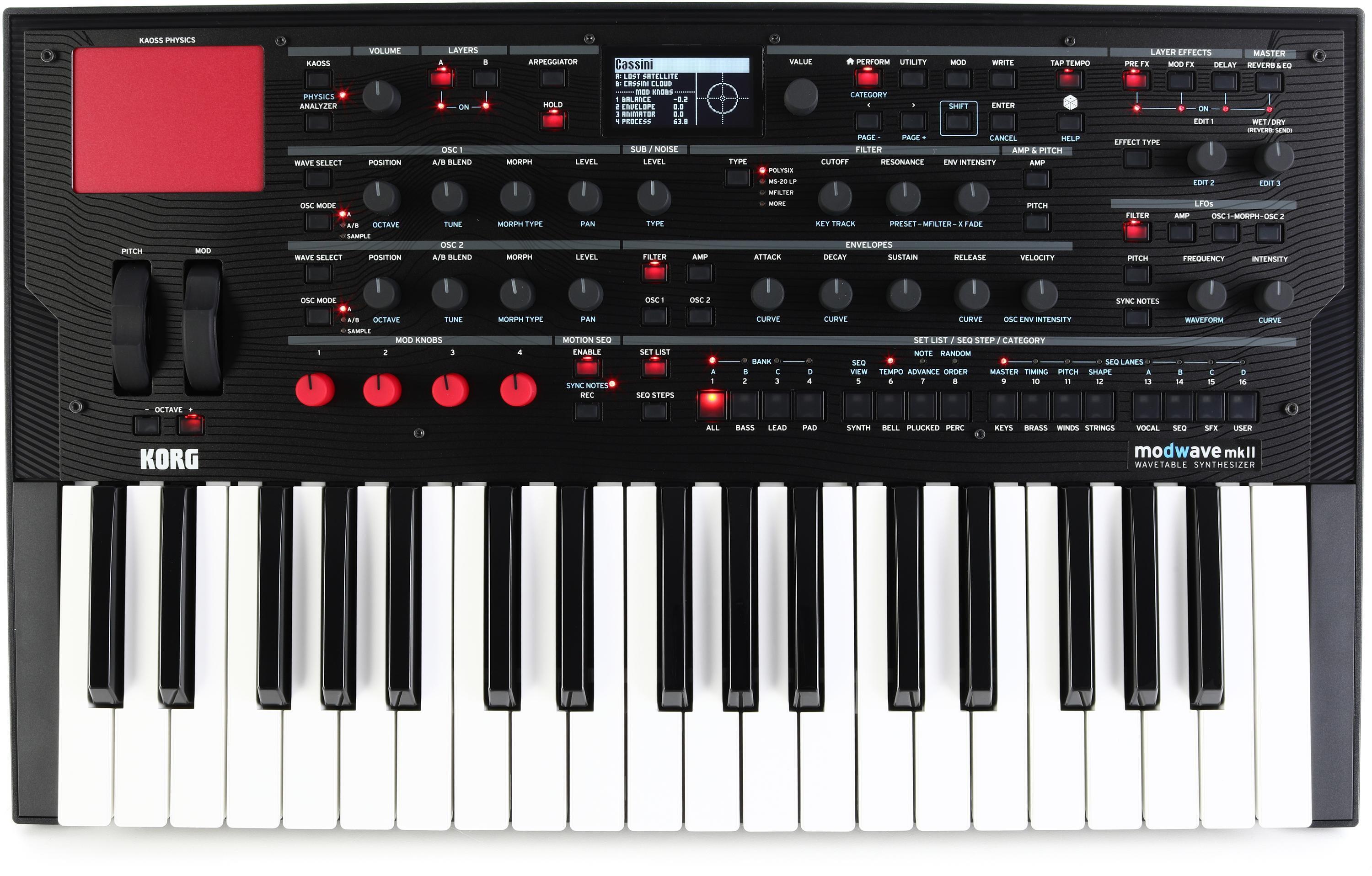 Korg Modwave MKII Wavetable Synthesizer | Sweetwater