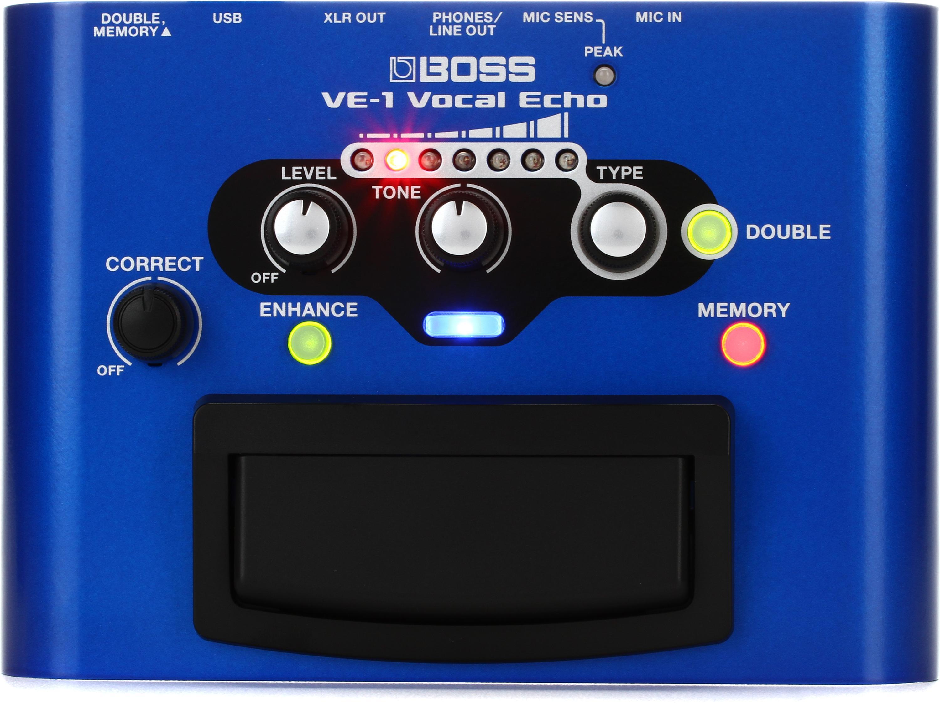Boss VE-1 Vocal Echo Pedal | Sweetwater
