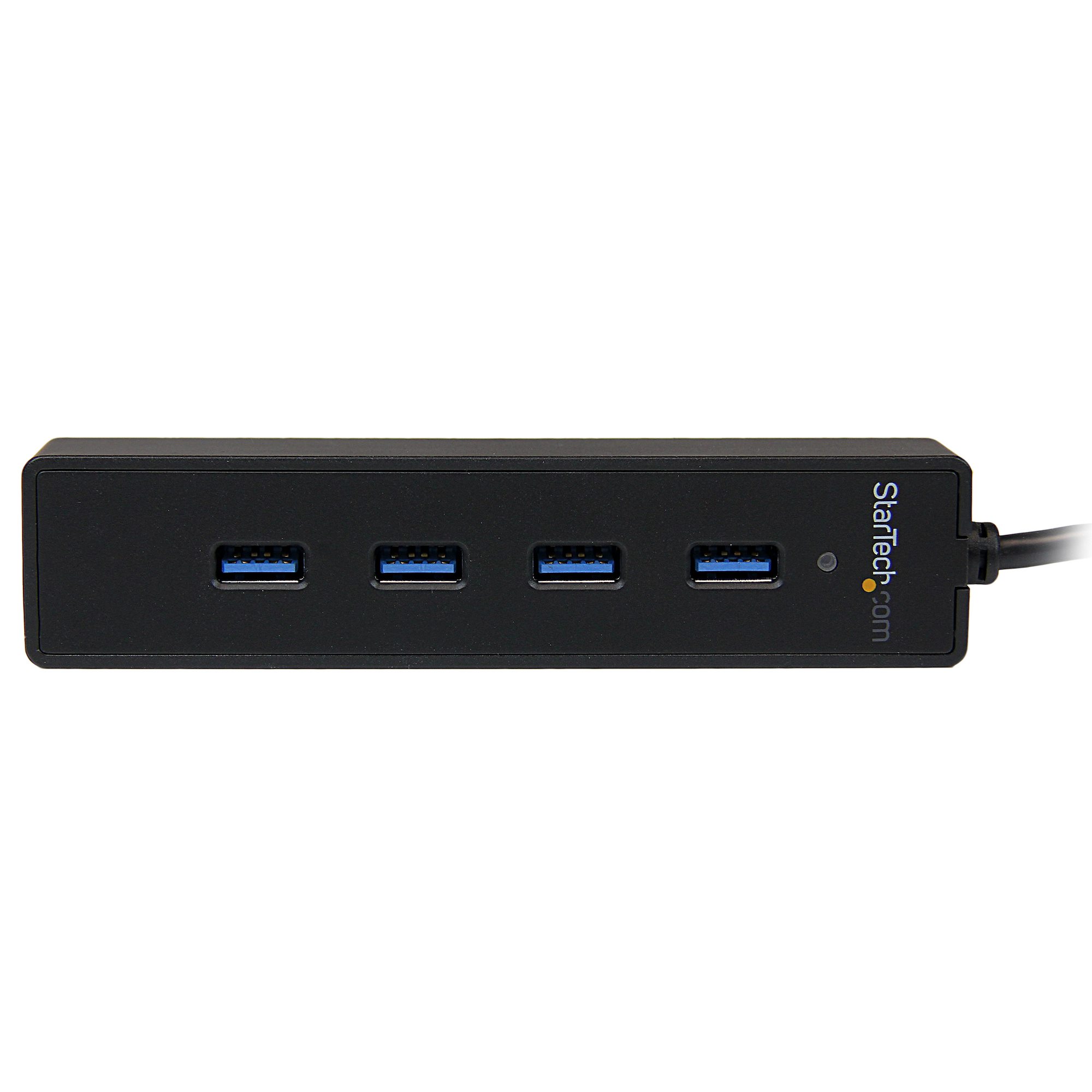 4 Port Portable SuperSpeed USB 3.0 Hub with Built-in Cable - 5Gbps