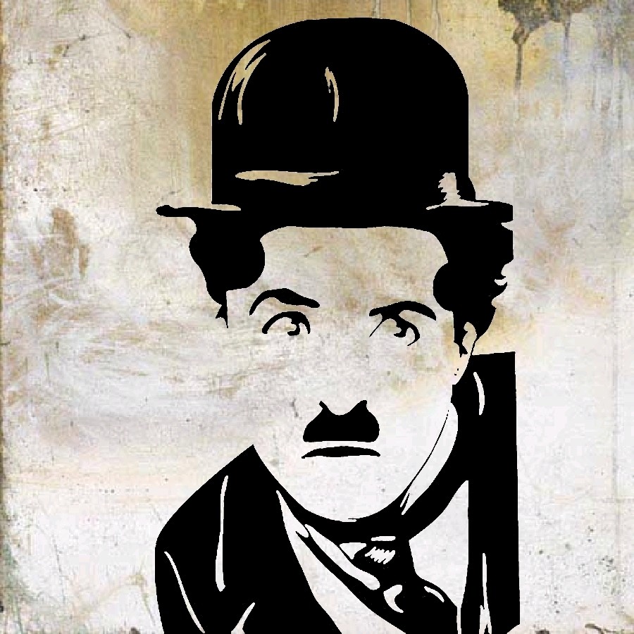 Chaplin 絵画 原画 ドローイング アート 2点 Chaplin 絵画 原画