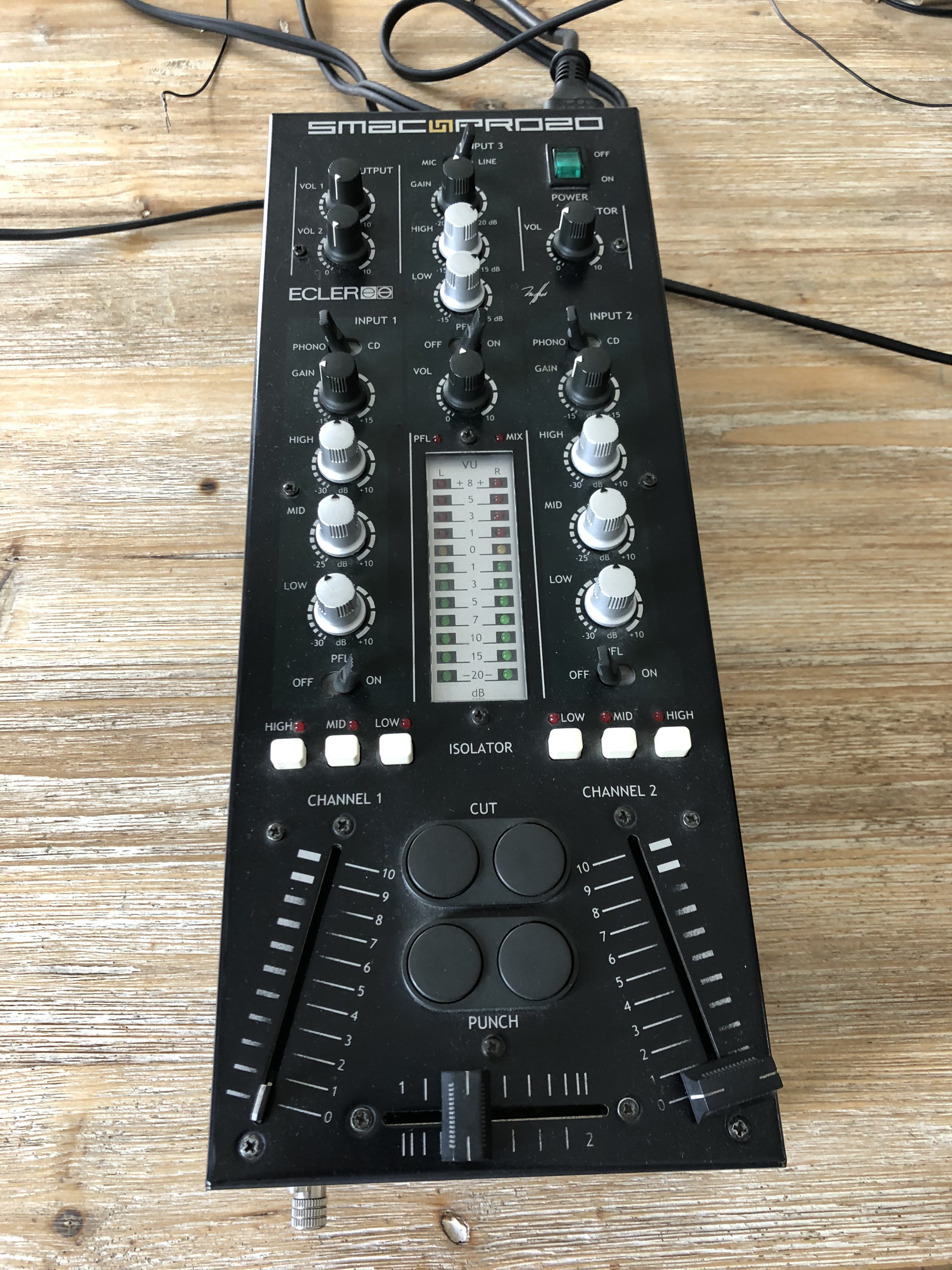 名機ビンテージ】ECLER SMAC PRO 30 DJミキサー 名機ビンテージ】ECLER