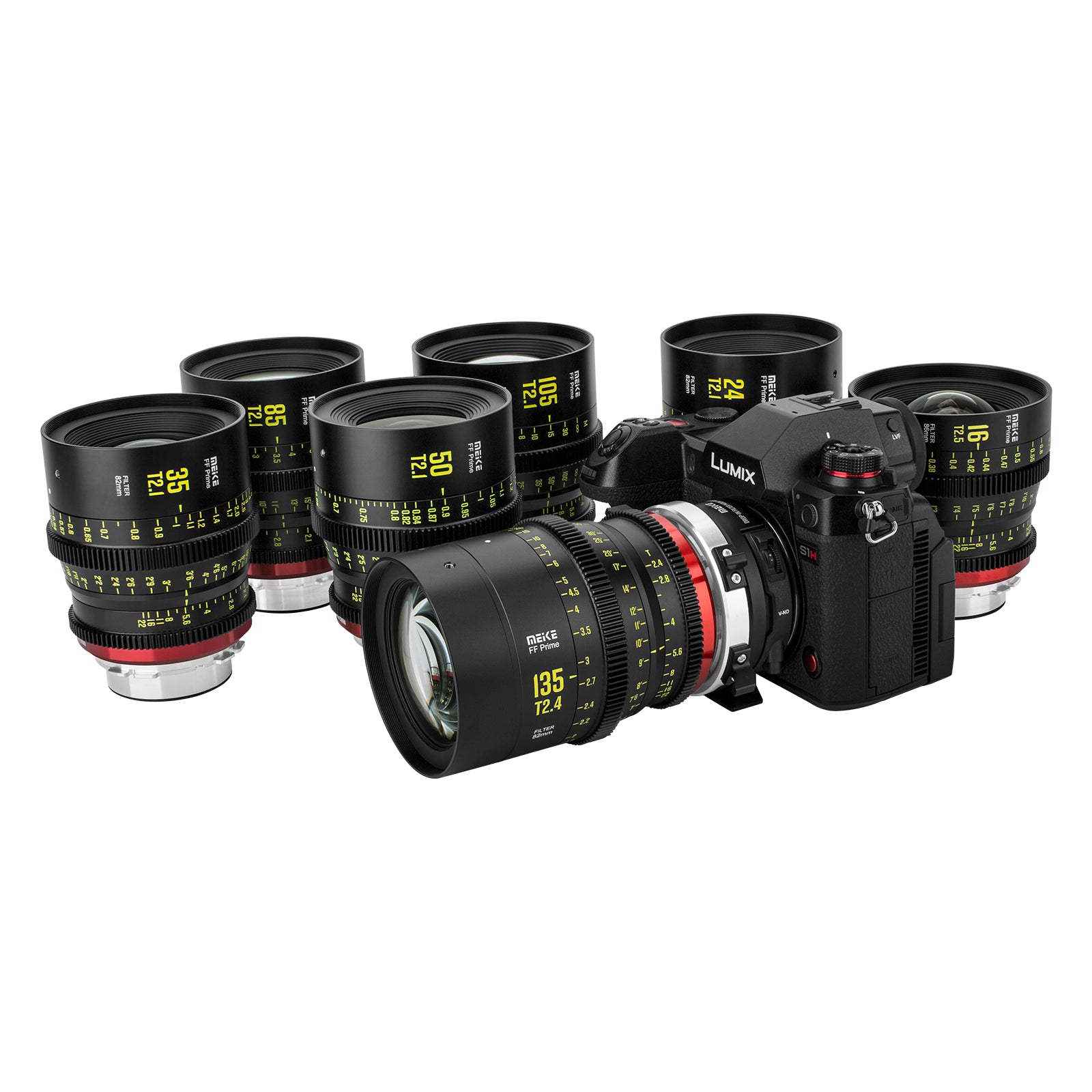Meike FF Prime 4本セット PLマウント Meike FF Prime Cine Lens Kit of 4