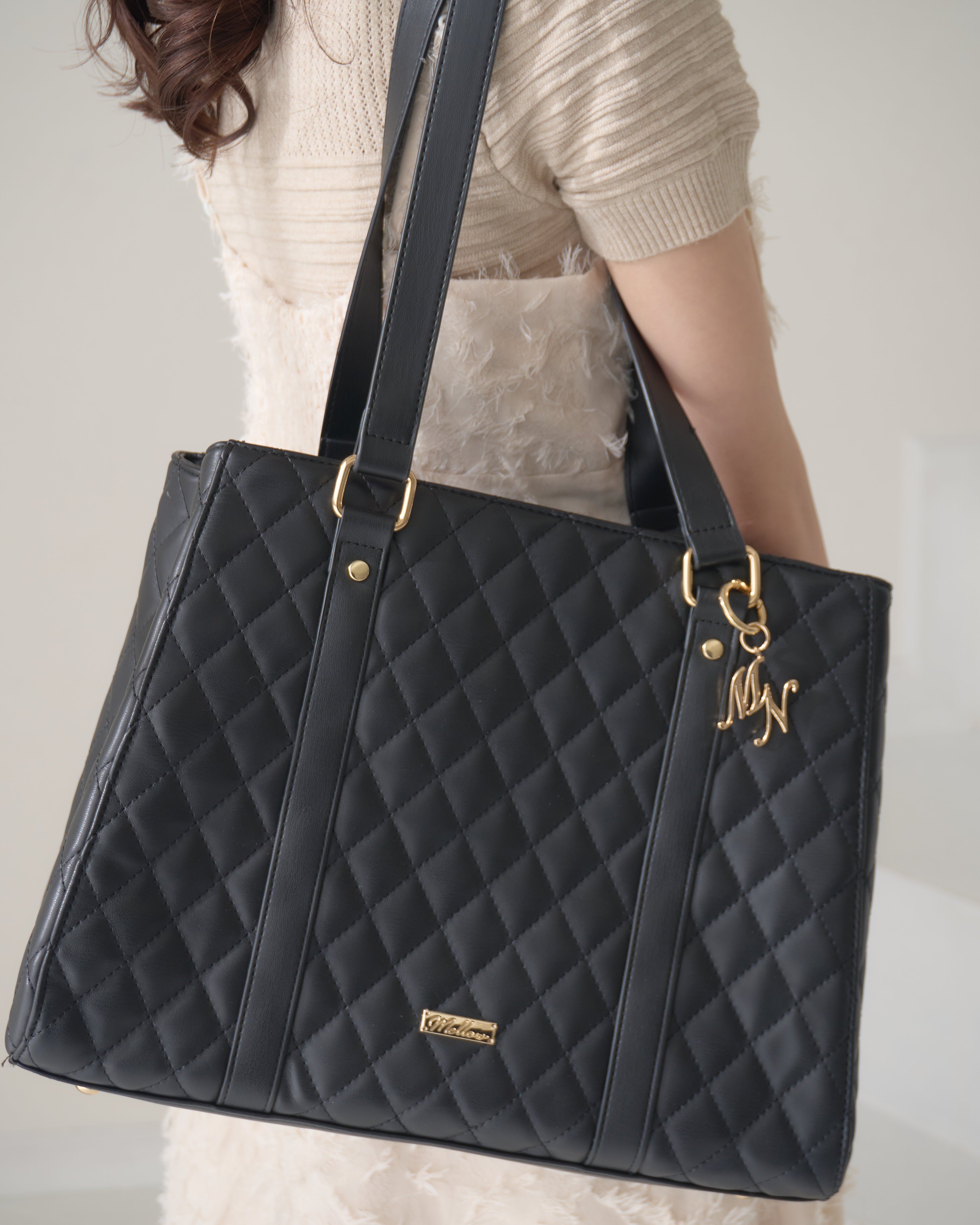 キルティングA4トートバッグ/キルティングバッグ｜MELLOWNEON