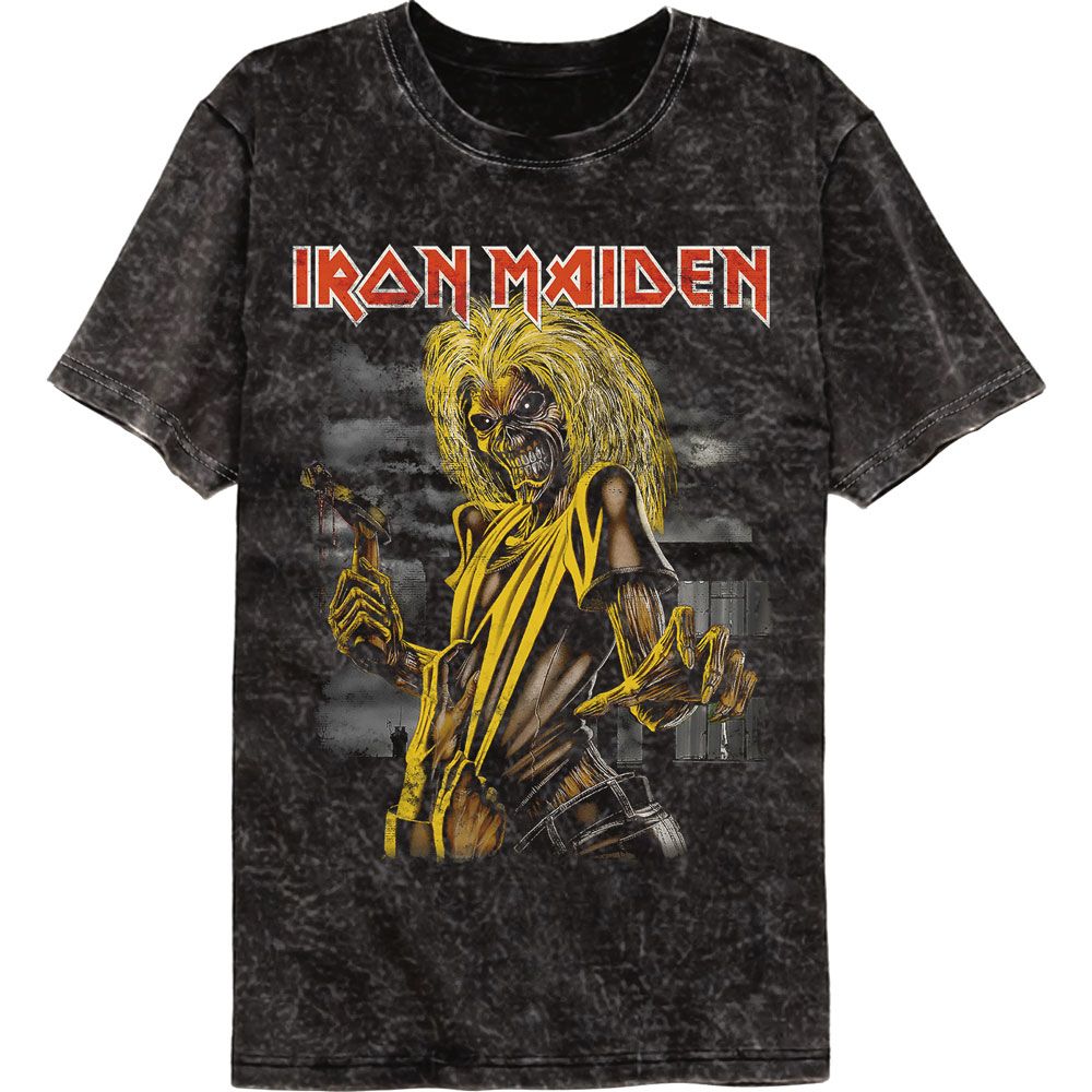 Iron Maiden Killers Eddie Black Premium Fashion Mineral Wash Band