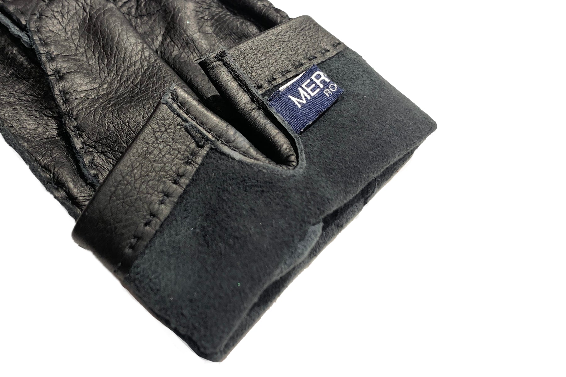 メンズ手袋◇ディアスキン◇ブラック/NERO 《ノーライニング》 – Merola