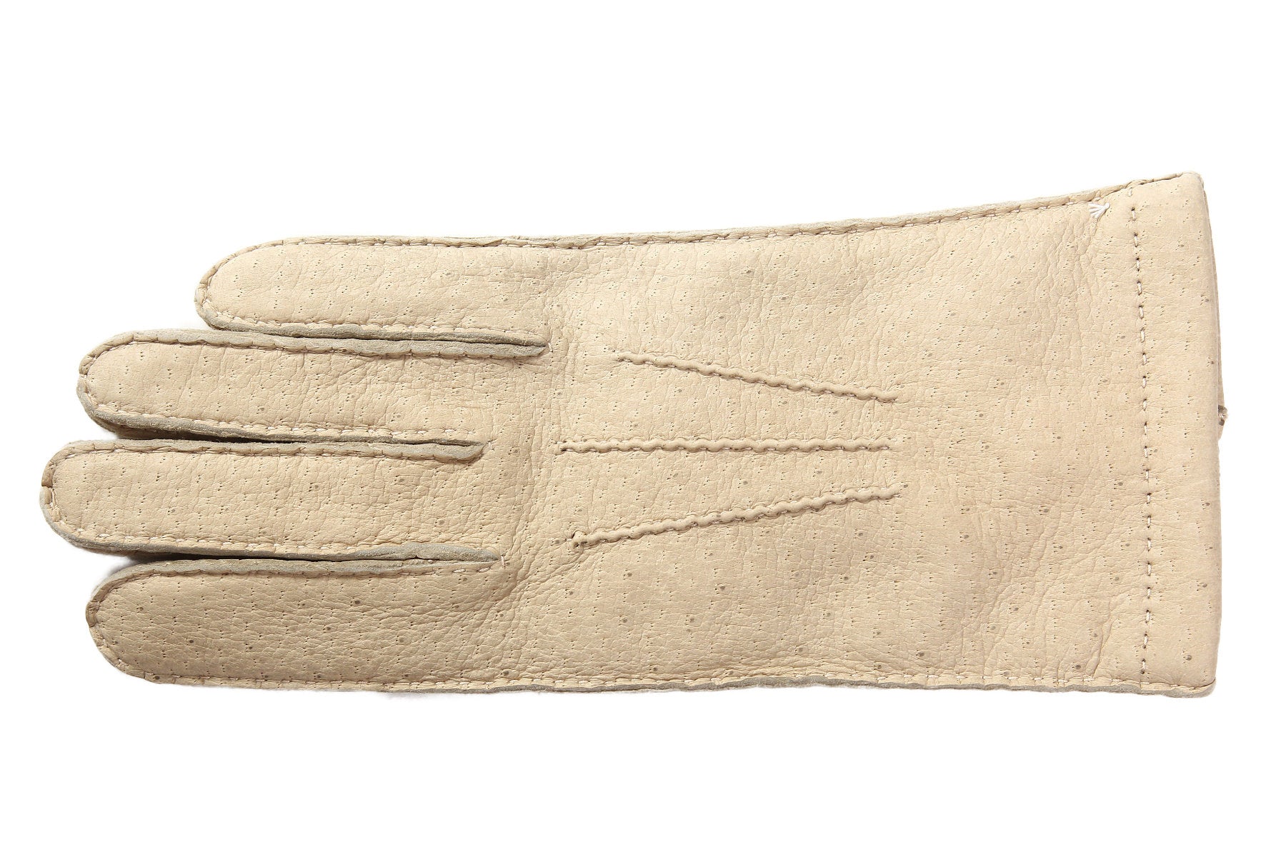 メンズ手袋◇ペッカリー◇ベージュ/BEIGE《カシミヤ》 – Merola