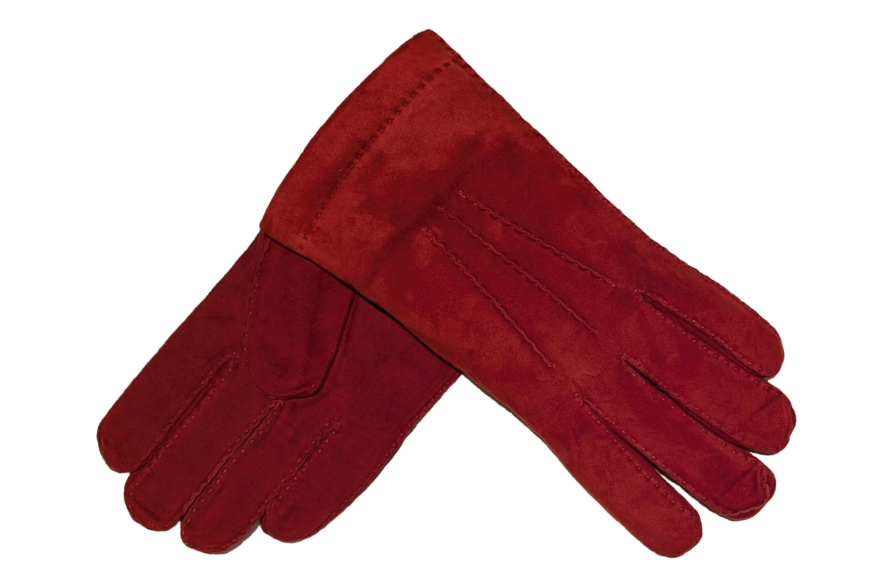 黒 メローラ MEROLA ナッパ カシミア 赤 グローブ 革手袋 親指-3mm