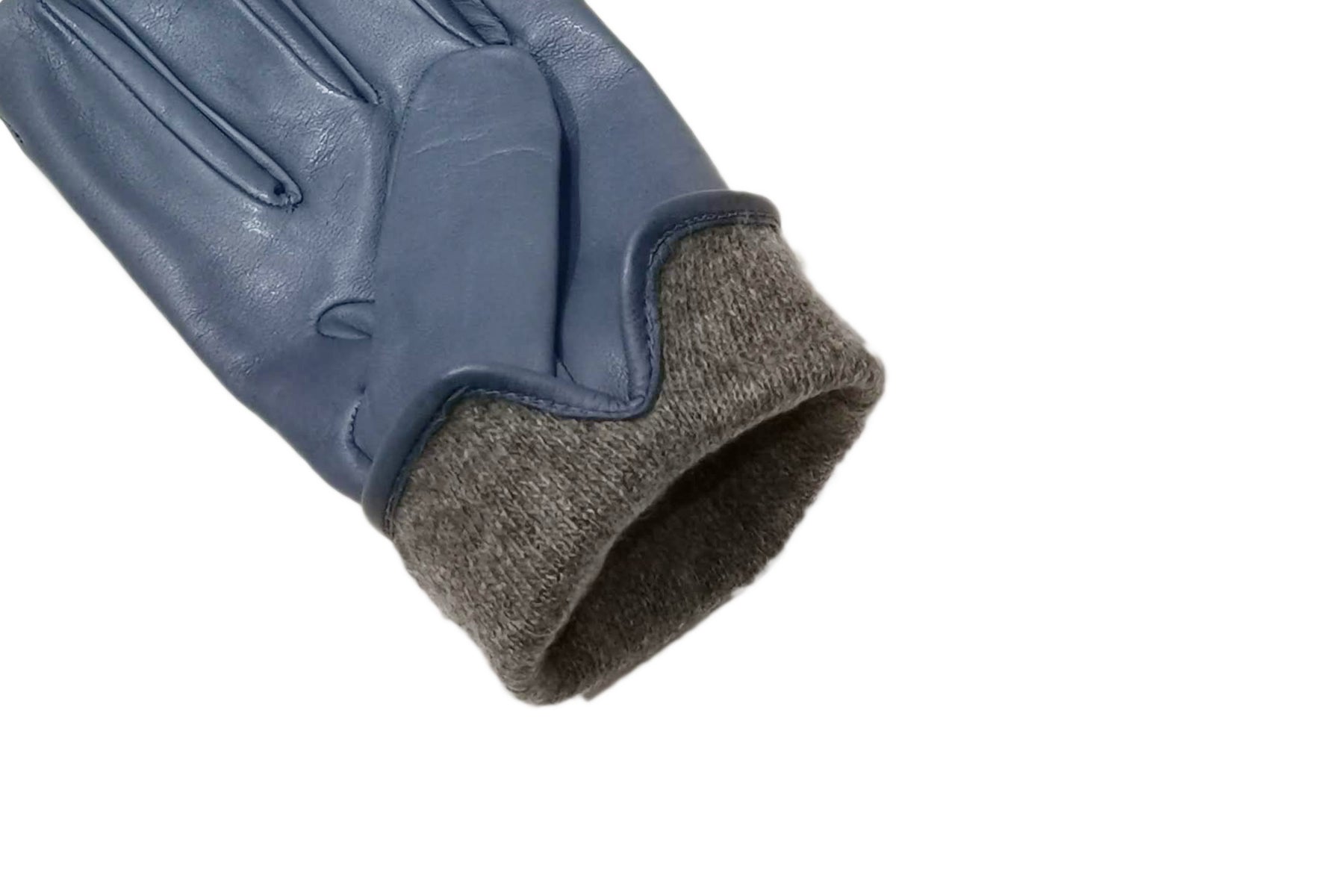 ラスト1点！】 メンズ手袋◇ナパレザー◇ミドルブルー/MIDDLE BLUE