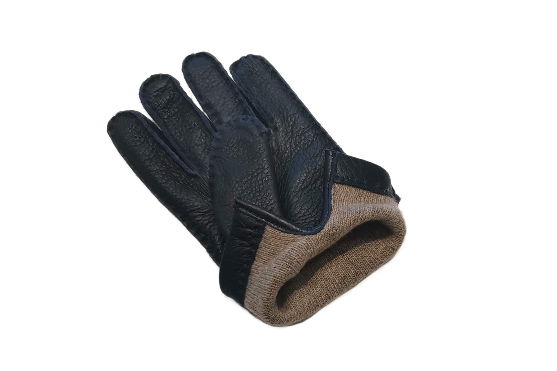 メンズ手袋◇ディアスキン◇ネイビー/BLUE 《カシミヤ》 – Merola