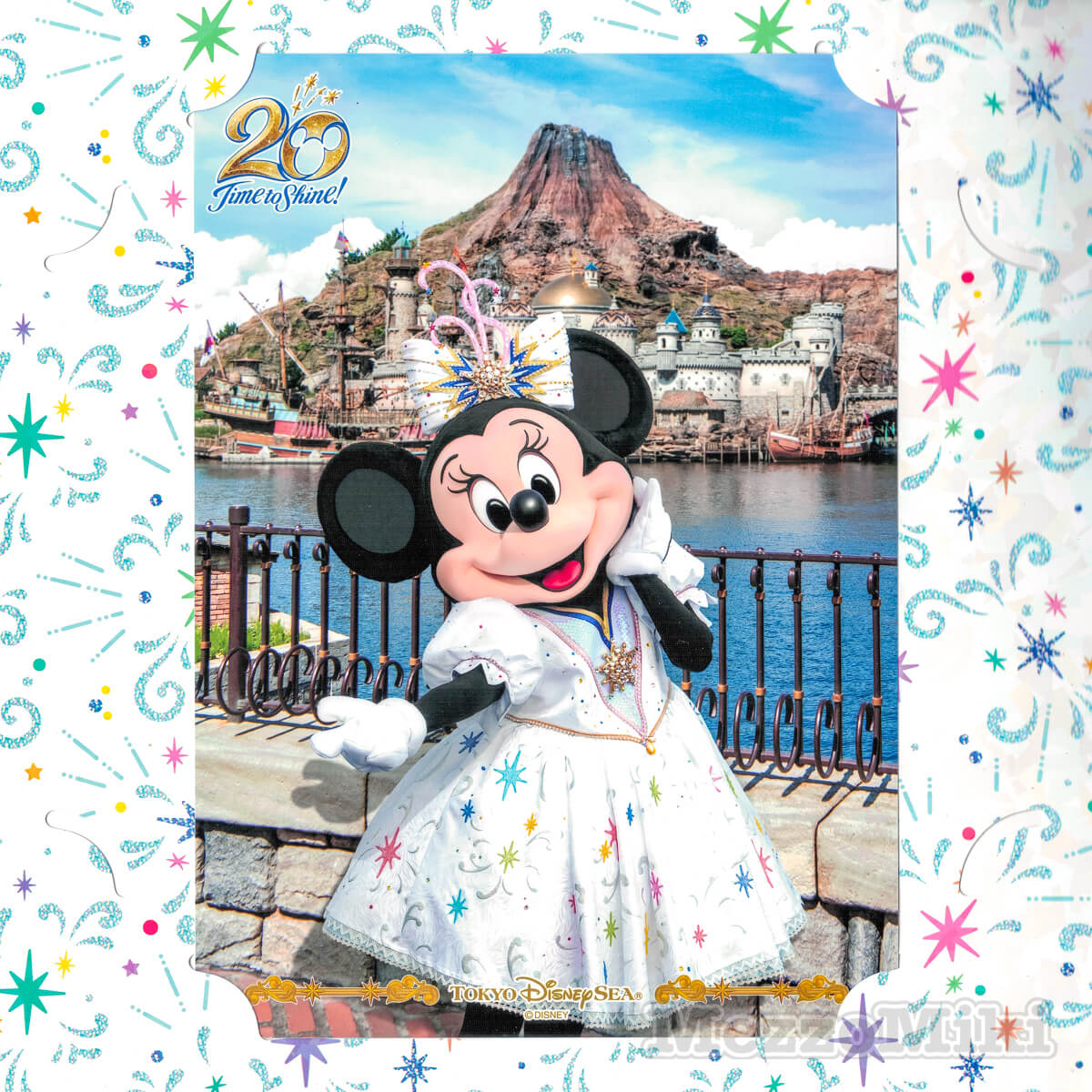 ファンダフルディズニー限定 ディズニーシー20周年 アートフレーム