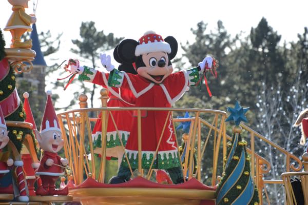 3428.昔の海外ディズニーワールド サンタピンリストクリスマス