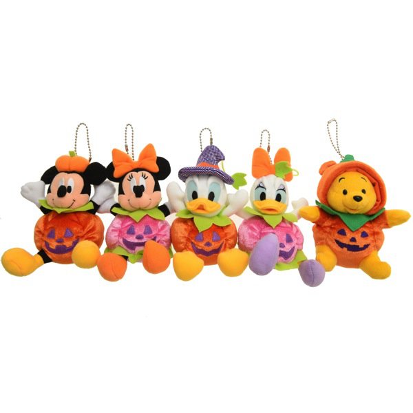 ミッキーたちに仮装☆ダッフィーのハロウィーン2015ぬいぐるみバッジ -