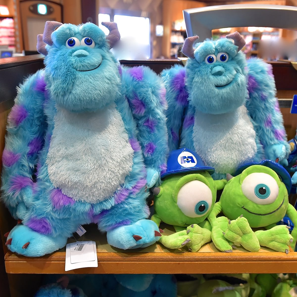 サイズもいろいろ☆モンスターズインクぬいぐるみ&ぬいぐるみバッジ