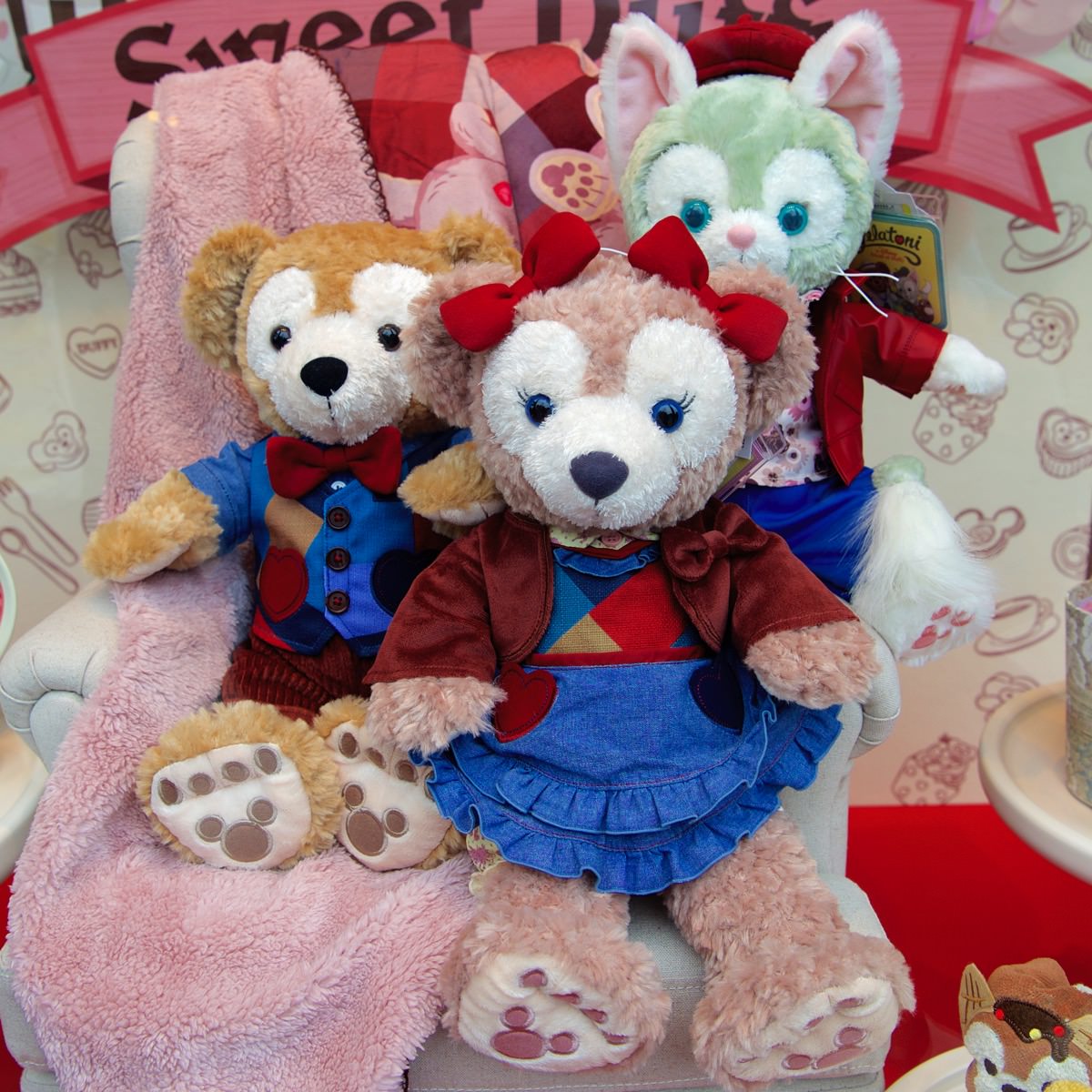 ダッフィー＆シェリーメイ／初期バレンタインコスチューム ディズニー