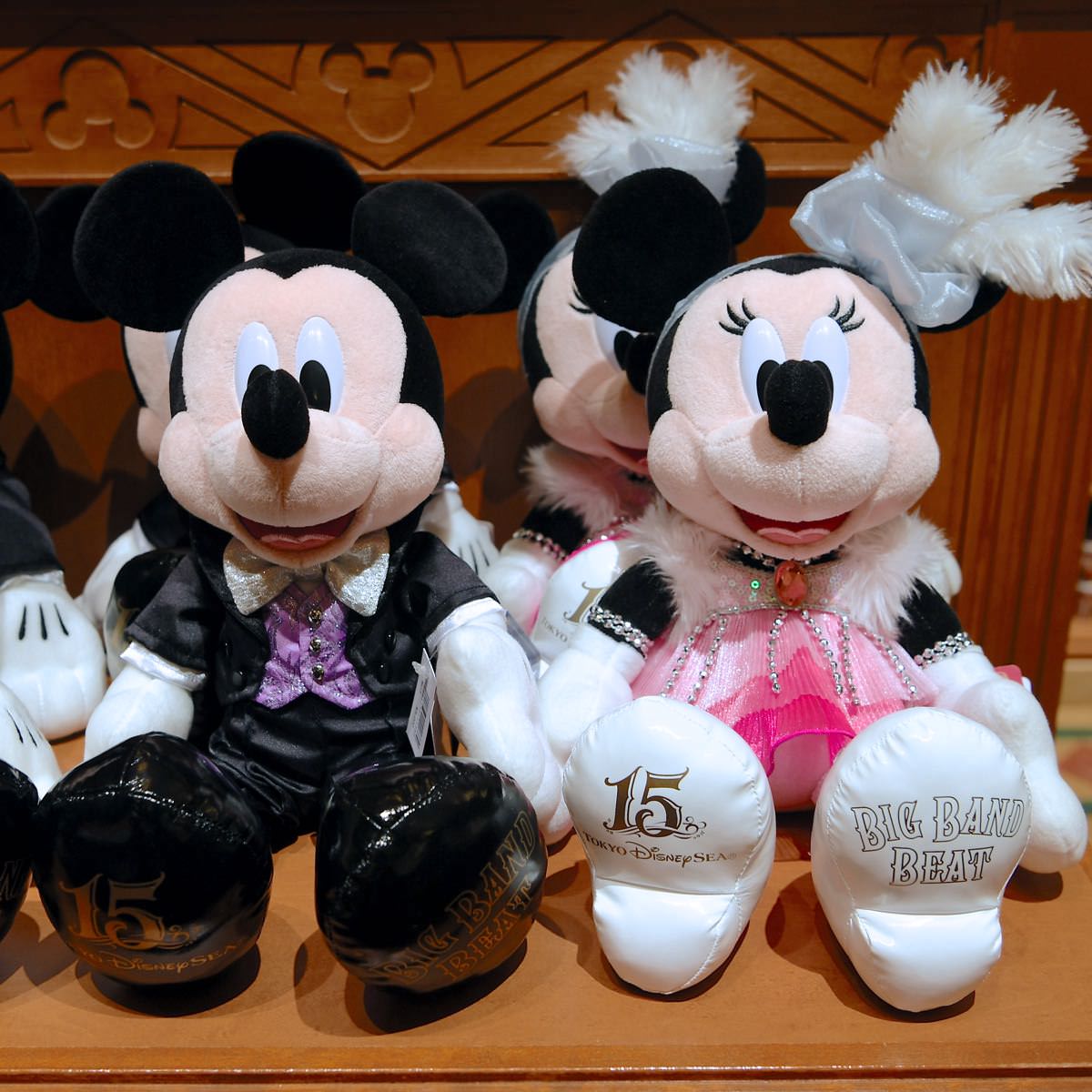 タグ付き BBB 特大 ミッキー ぬいぐるみ 15周年 ディズニー15周年