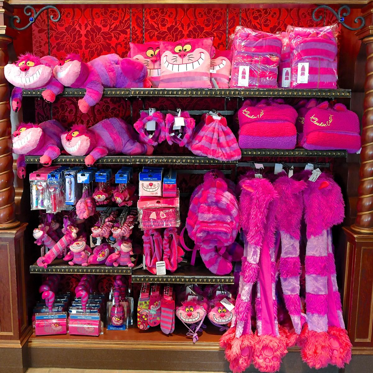 ディズニー チシャ猫 マフラー ファンキャップ チェシャ猫マフラー