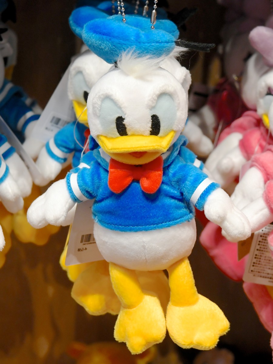 ディズニードナルド ぬいぐるみバッジ ドナルド ぬいぐるみバッジ 周年