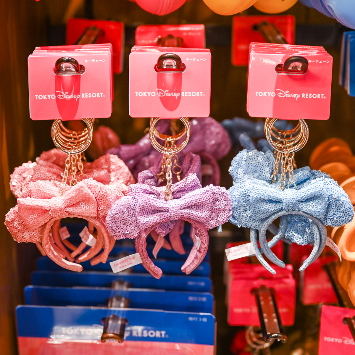 パステルカラーの3種展開！東京ディズニーランド ミニースパンコール