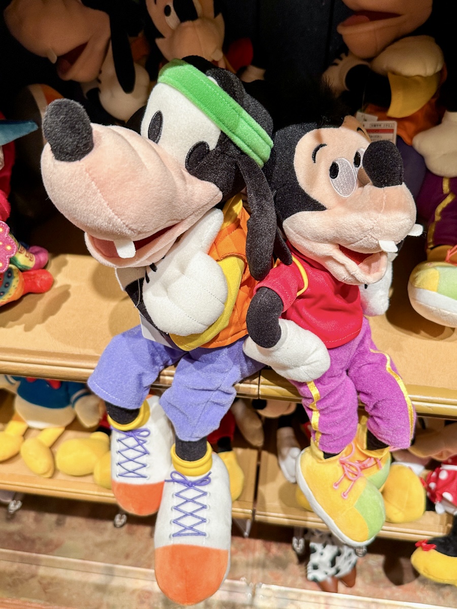 グーフィー＆マックス！東京ディズニーランド ペアぬいぐるみ -