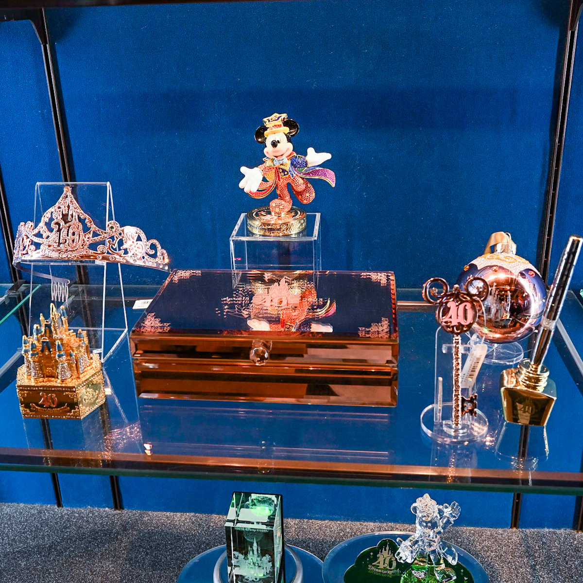 ディズニーランド 40周年 ジュエリーボックス シンデレラ城 箱付