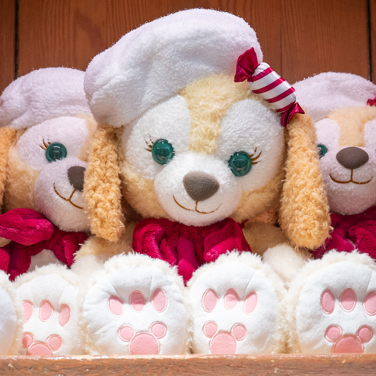 ダッフィー クリスマス シュタイフ ぬいぐるみ ディズニーシー 東京