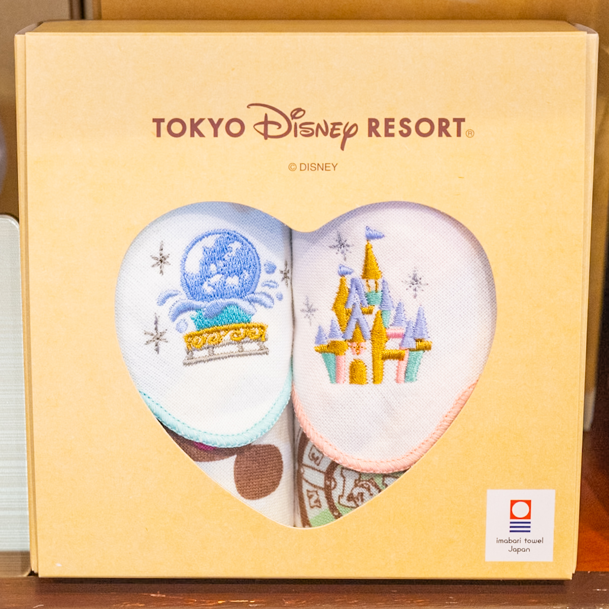 パークのアイコンデザイン！東京ディズニーリゾート ミニタオル（今治