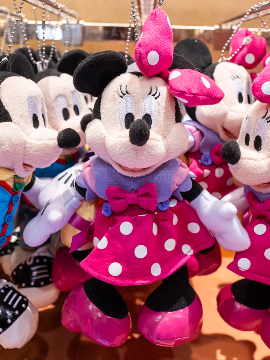 ミッキー&ミニー ぬいぐるみバッジセット『TDSプラザエントランス