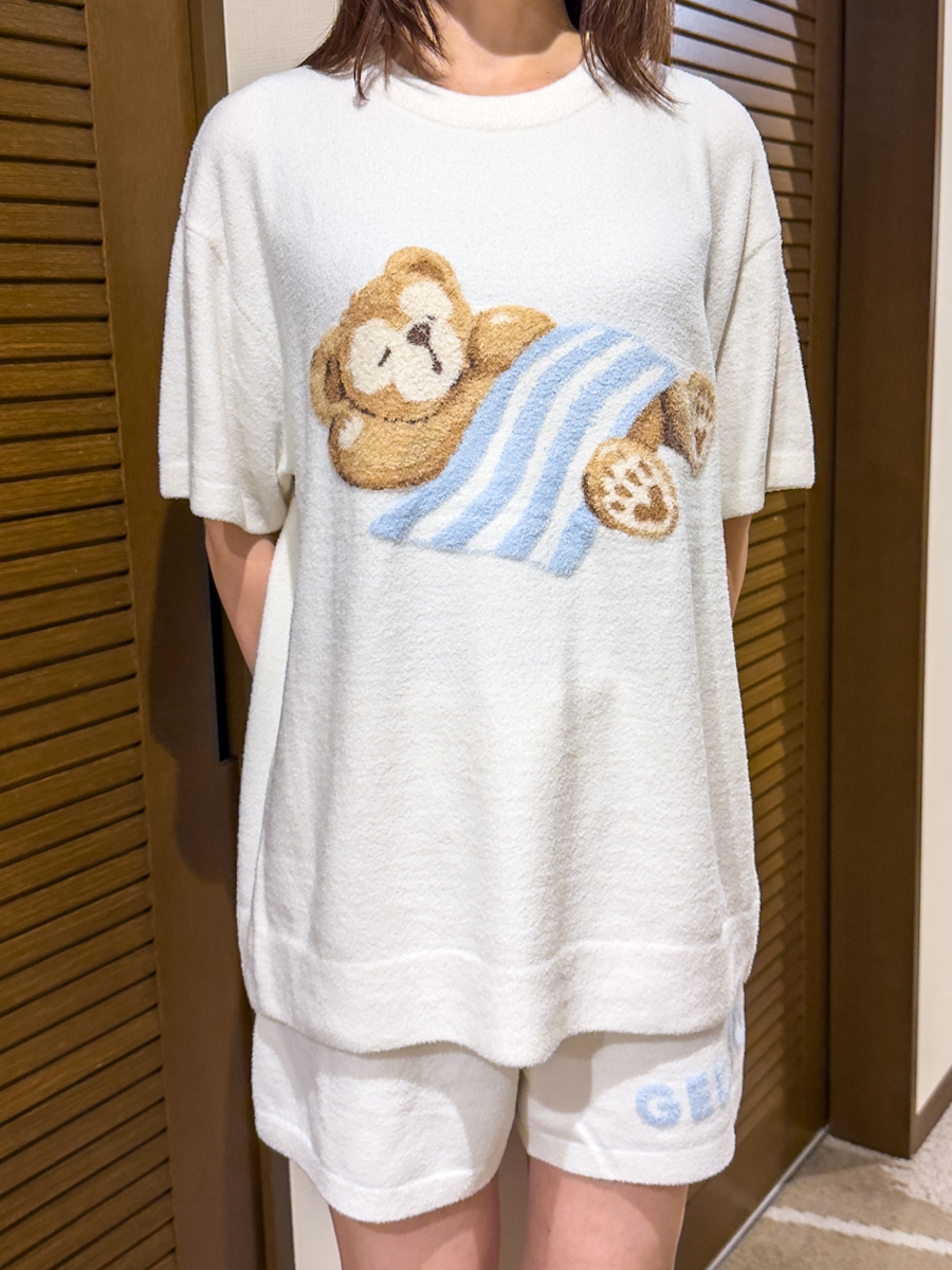 ジェラートピケ ダッフィー ルームウェア半袖 ホワイト ディズニーシー