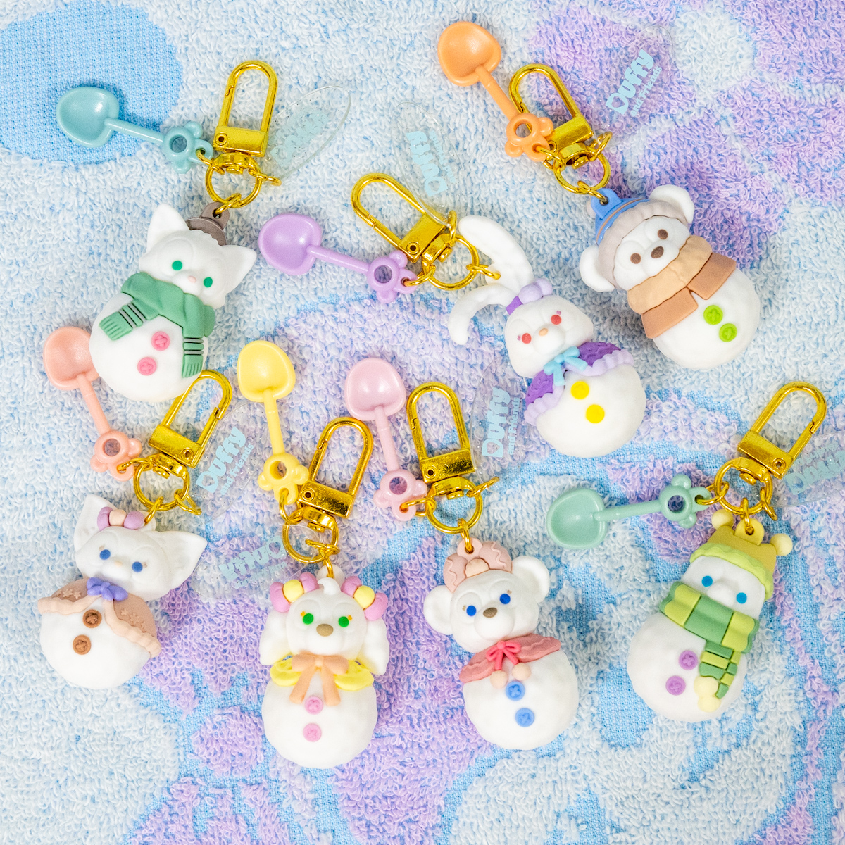 ダッフィーフレンズ クリスマスストラップ 雪だるまやクリスマス