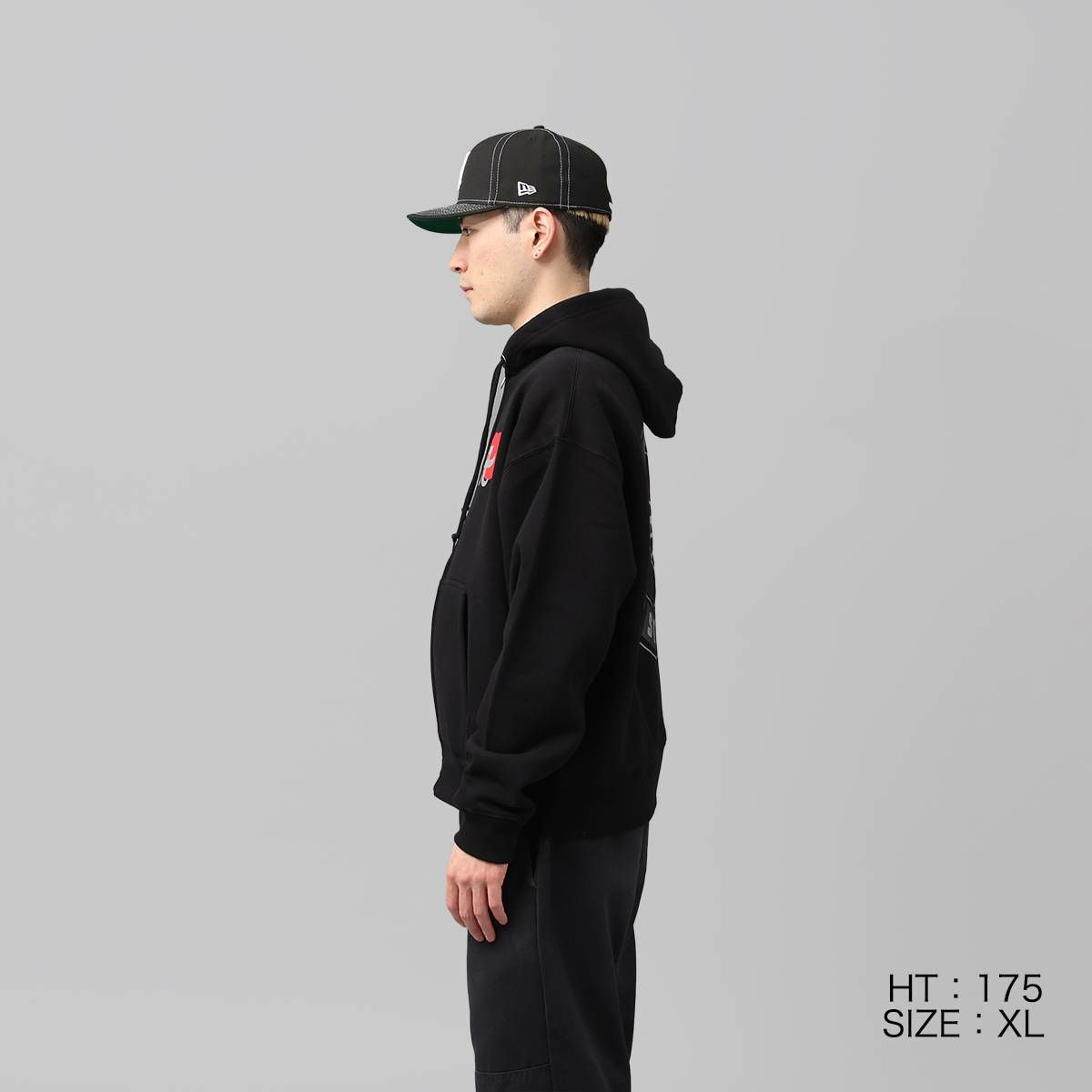 浜崎あゆみ×MFC アイコンジップフーディー ブラック Mサイズ 浜崎