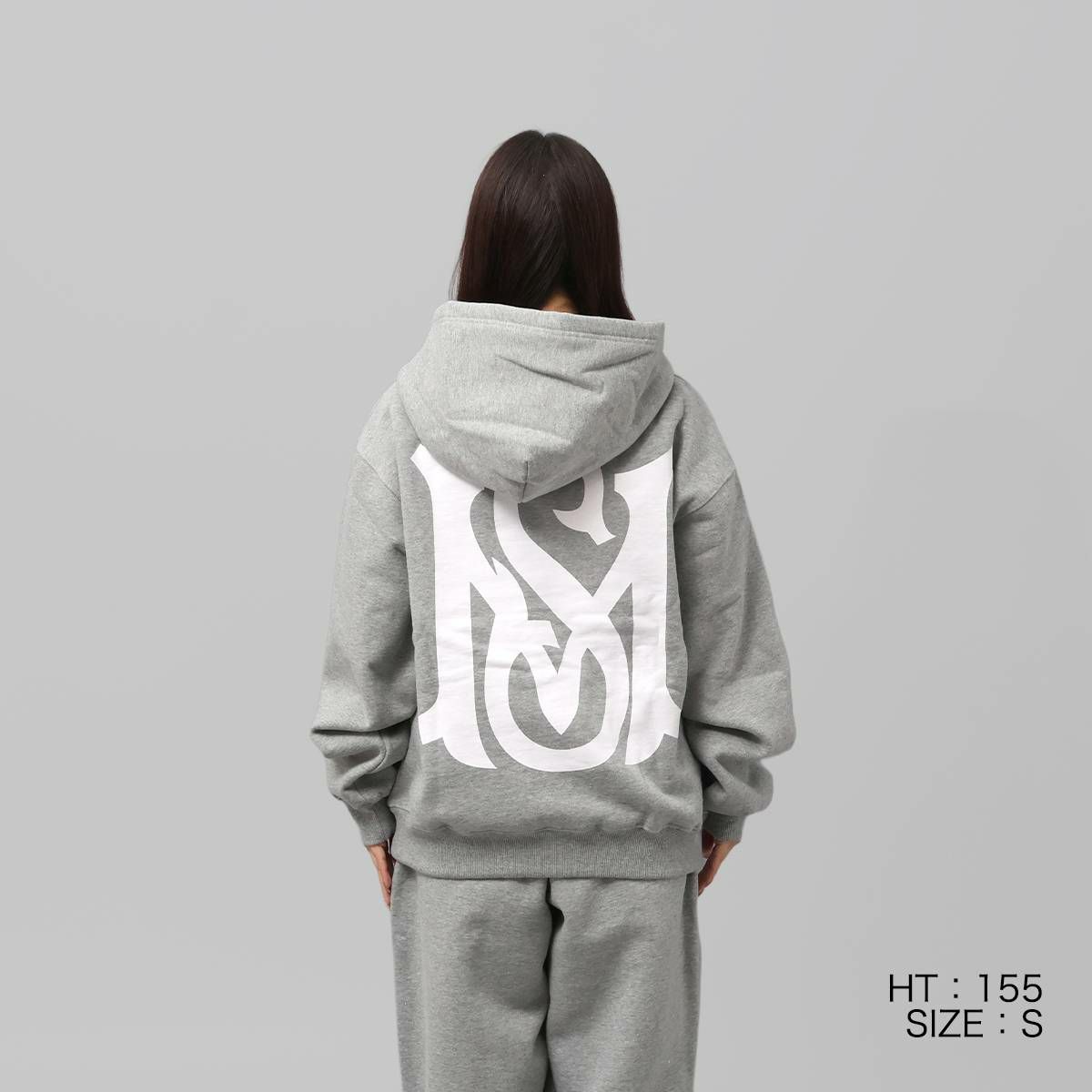 浜崎あゆみ×MFC AHロゴフーディー グレー Lサイズ 浜崎あゆみ×MFC AH