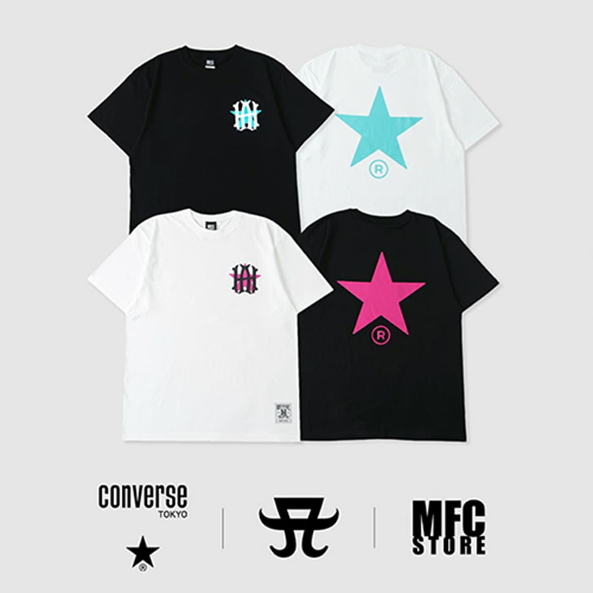 浜崎あゆみ×MFC converse ホワイトブルー Lサイズ ayumi hamasaki