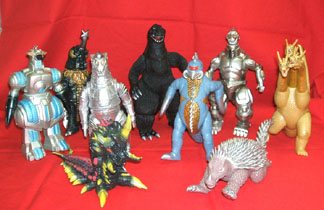 ゴジラ 結集歴代怪獣ボックス ソフビ14体 モスラ キングギドラなど