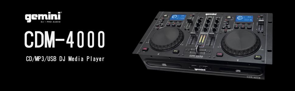 Amazon | GEMINI MP3 / CD DJ ワークステーション デュアルCDJ PLAYER+