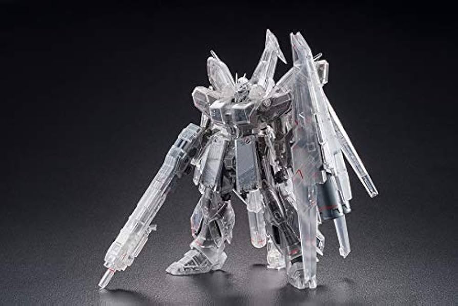 完成品【メッキ加工】MG νガンダム ver.ka メカニカルクリア 制作 限定