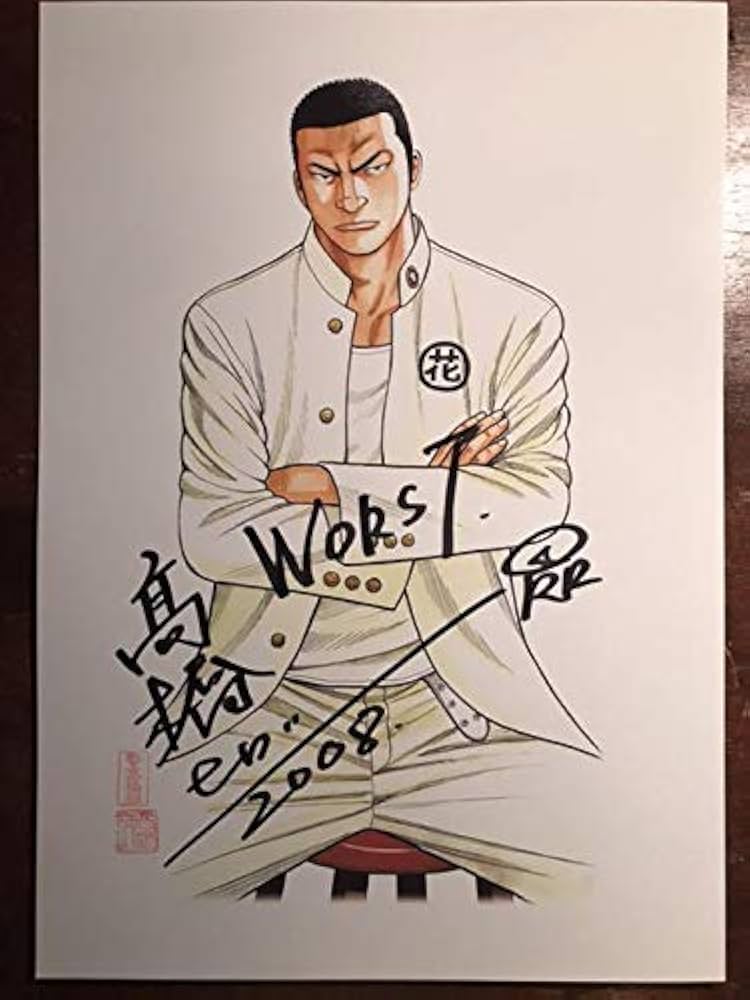 当選品 坊屋春道 クローズ CROWS サイン WORST ワースト 高橋ヒロシ