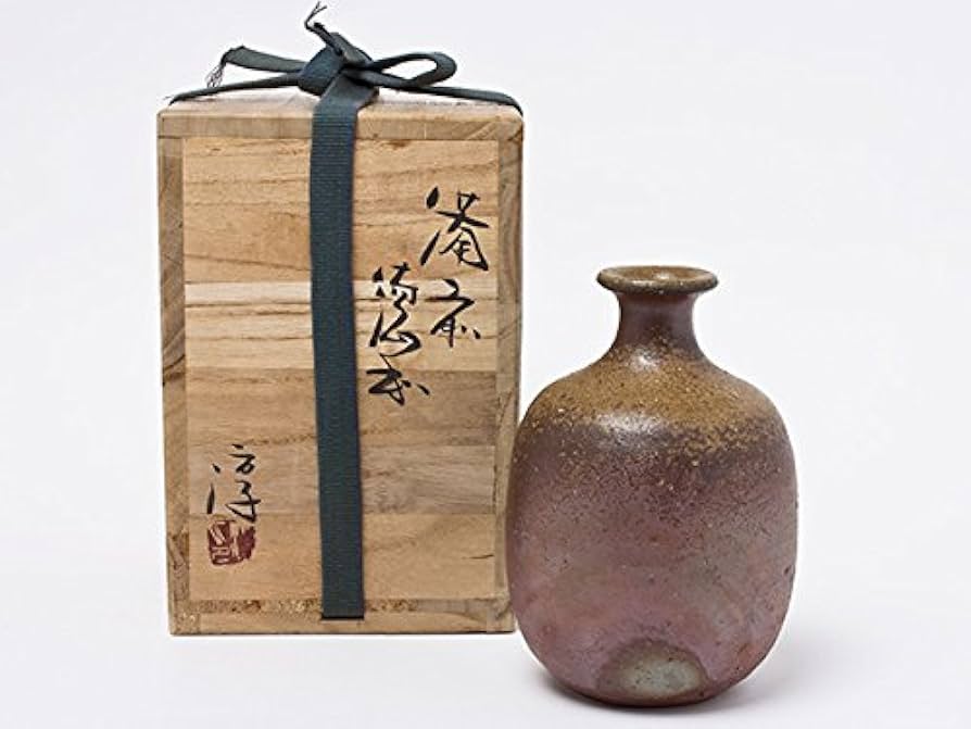 若福】人間国宝 伊勢崎淳『備前削茶碗』備前焼 削茶碗 備前焼 削 茶碗