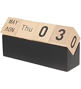 Amazon | VORCOOL 木製カレンダー 卓上カレンダー 木製 万年 卓上