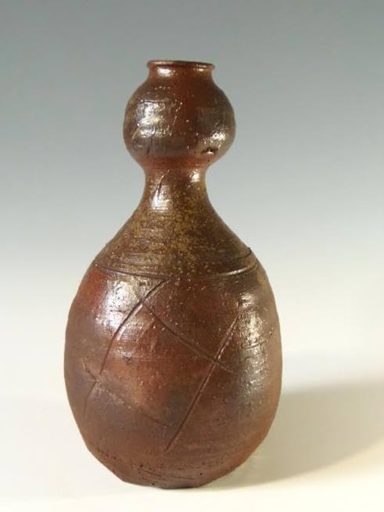 古備前室町〜桃山桃山時代後期備前焼徳利酒筒一輪挿し酒器花瓶