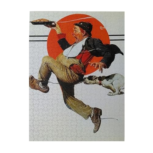 ノーマンロックウェル ジグソー パズル 300ピース 陽気なダンスチーム