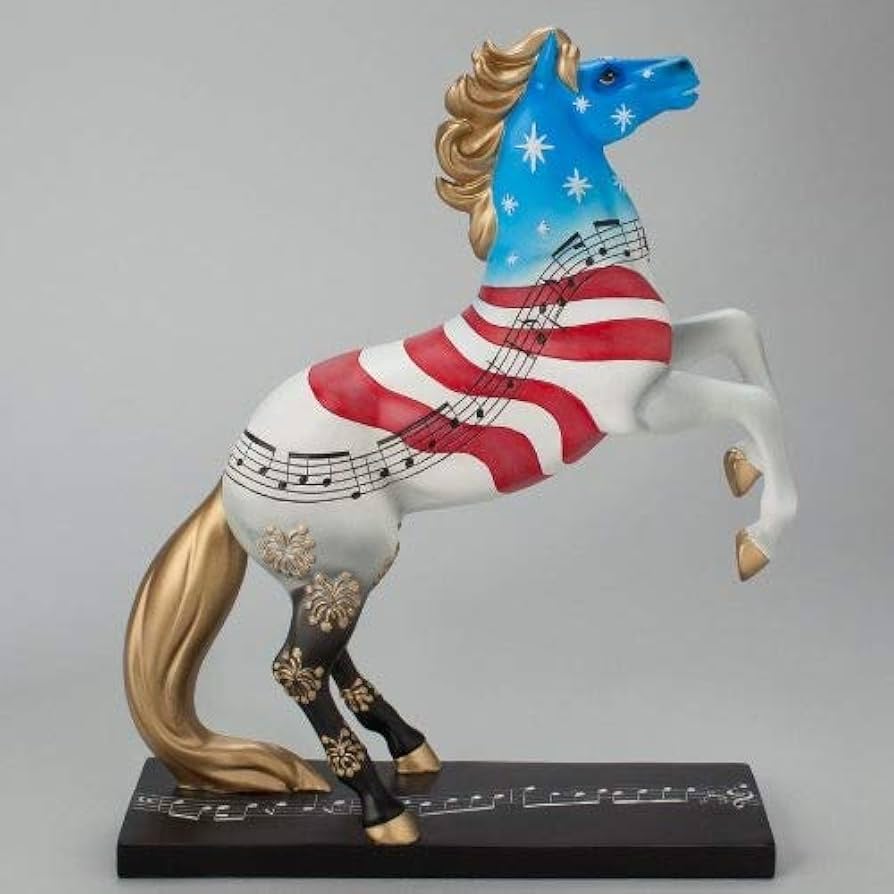 Amazon.com: Enesco Trail of Painted Ponies “Yankee Doodle” Stone