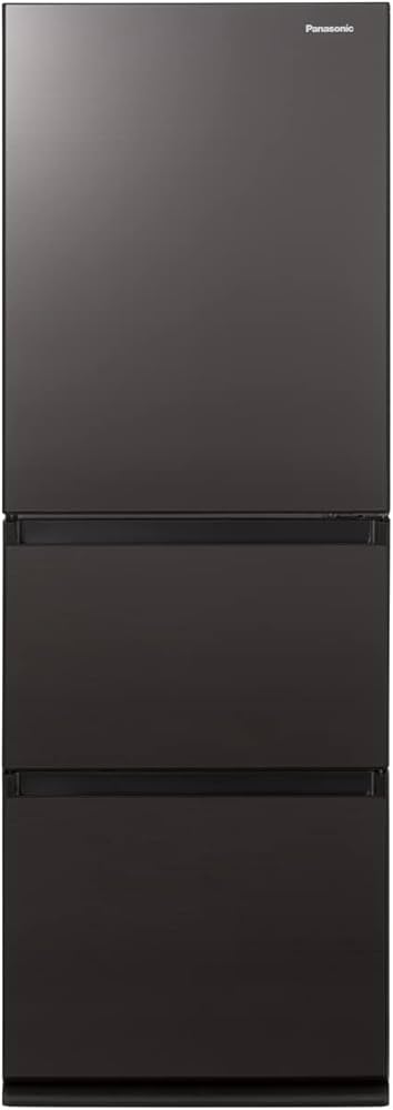 Amazon | パナソニック 冷蔵庫 幅59cm 335L 右開き NR-C344GC-T ダーク
