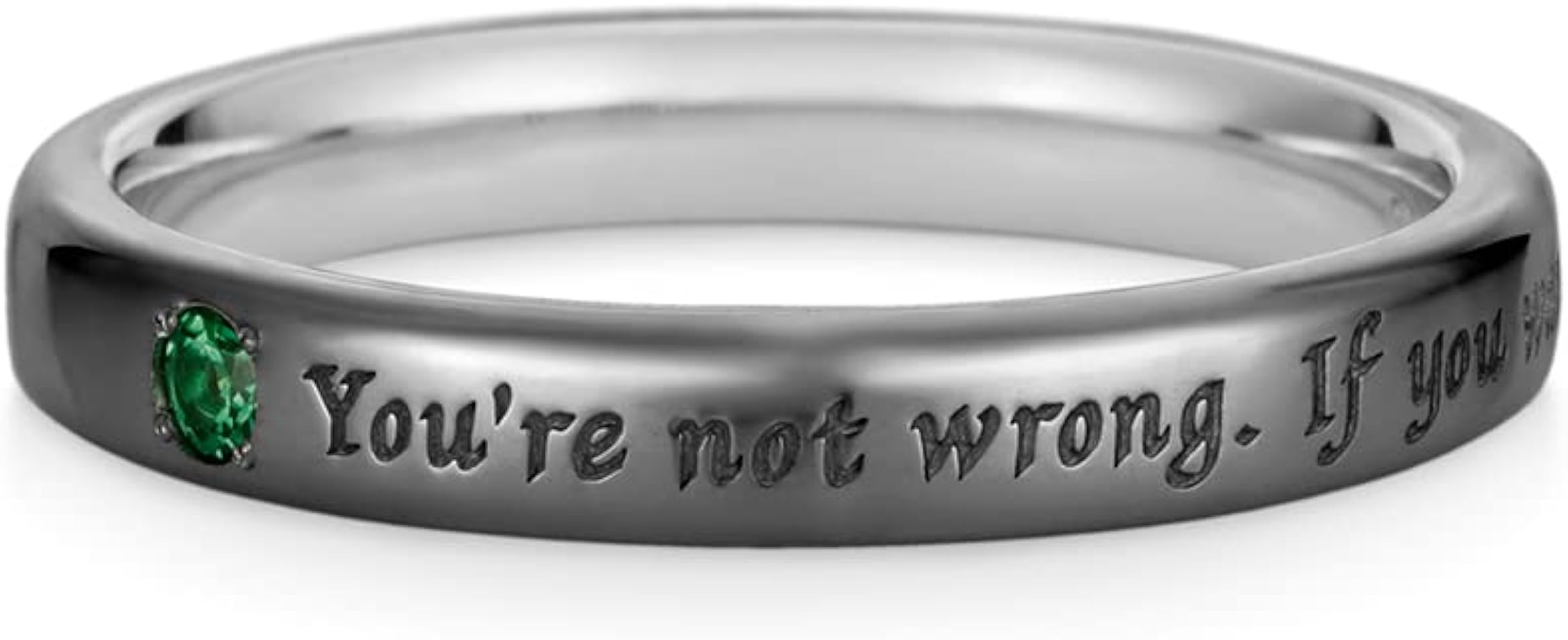 Amazon | [ユートレジャー] 進撃の巨人 グッズ リング 指輪 メッセージ