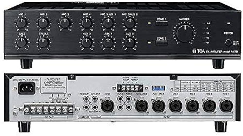 A-1724 Mixer Power Amplifier (ER version) : Amazon.ae: Musical