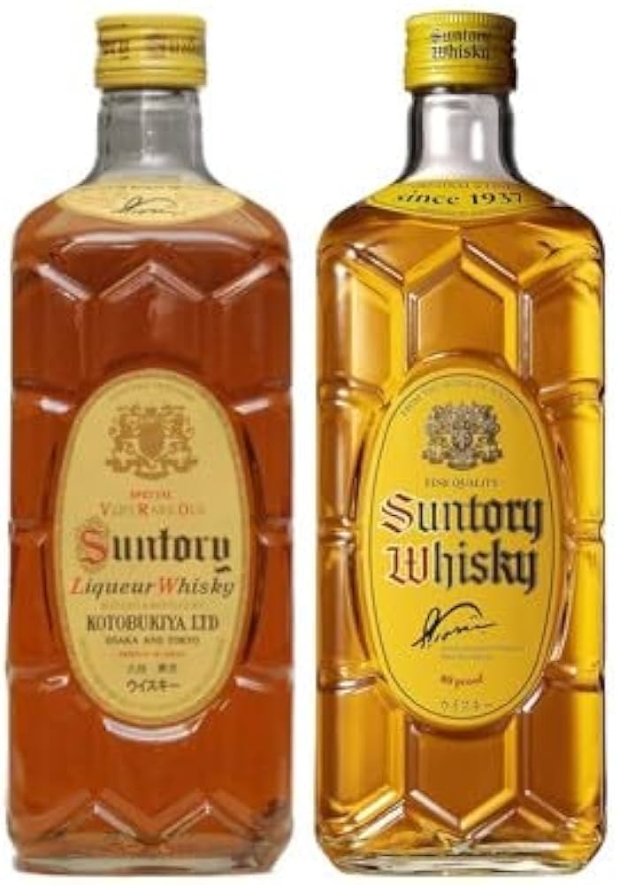 Amazon.co.jp: 角瓶 復刻版・現行版 飲み比べ 2本セット : 食品・飲料