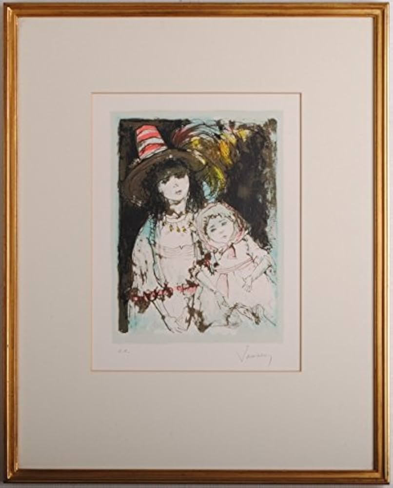 Amazon | ジャン・ジャンセン 絵画 リトグラフ 版画 静物画 「二つの