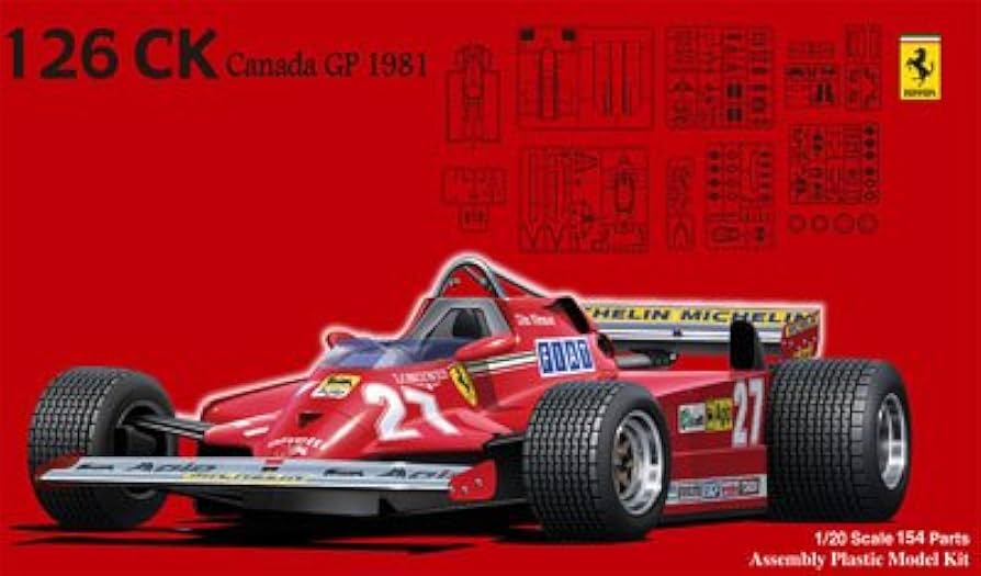 フジミ 1/20 Ferrari 126 CK Amazon | フジミ模型 1/20 グランプリ