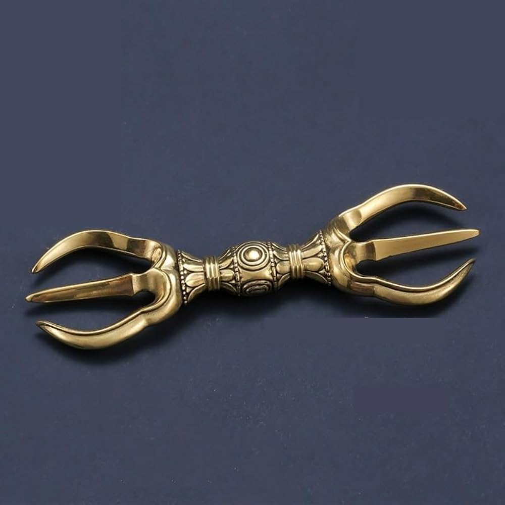 修縁堂】密教法具 真言宗 準提鏡 青銅バフ仕上げ 灌頂鏡 密教法具 古