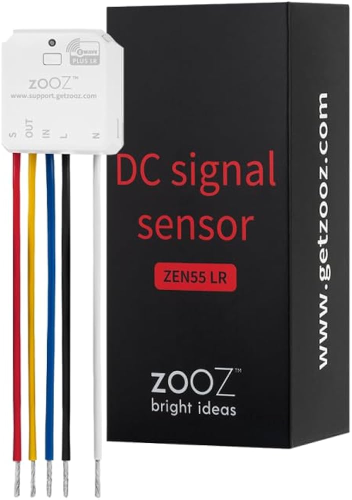 Amazon.com: Zooz 800 Series Z-Wave Long Range DC Signal Sensor